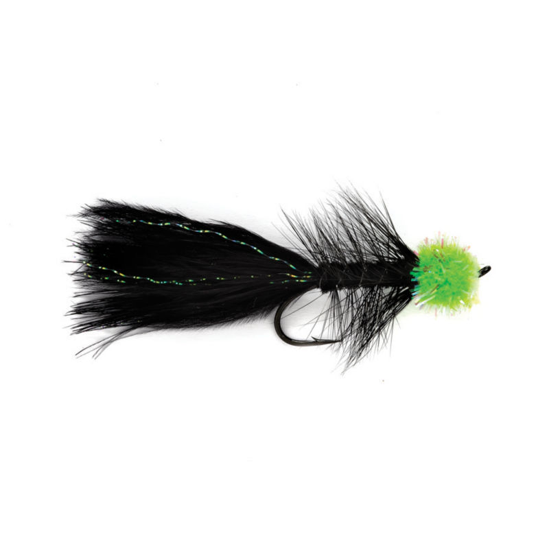 Black Leech-Orange Egg - 4 | Jackson Hole Fly Company