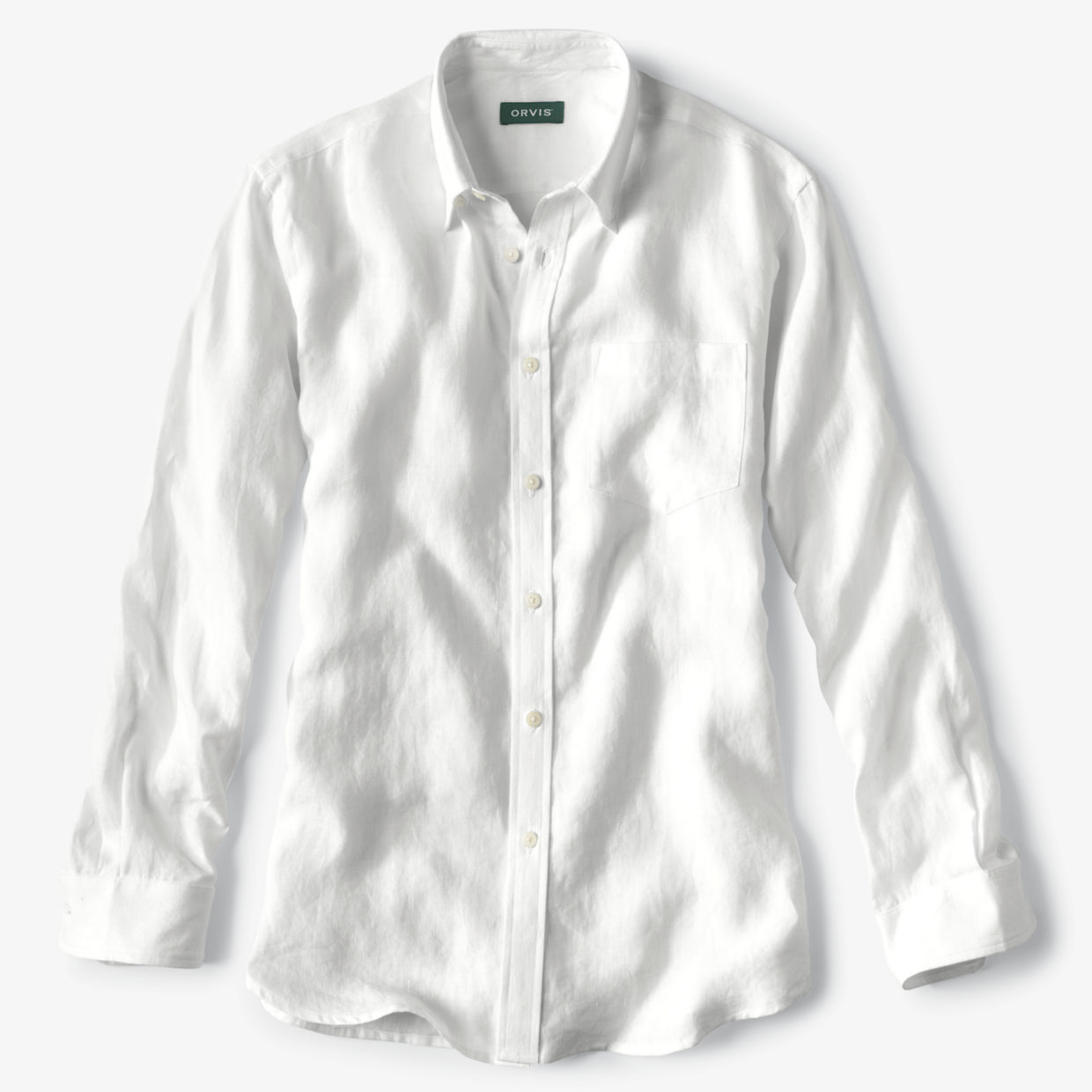 Pure Linen Long-Sleeved Shirt