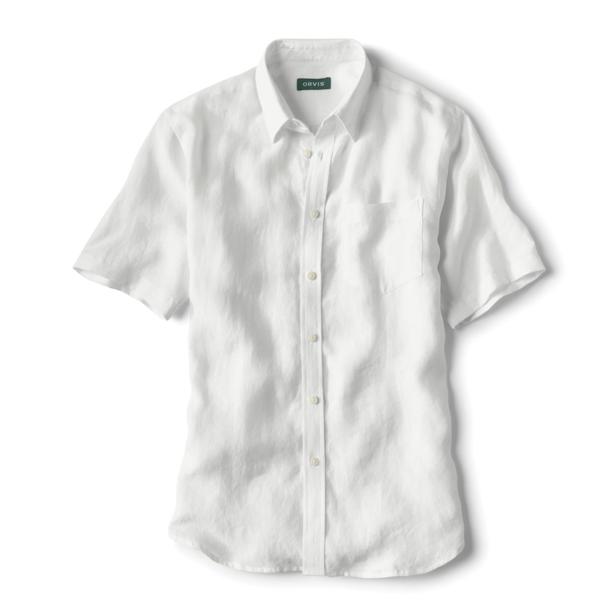 Pure Linen Short-Sleeved Shirt