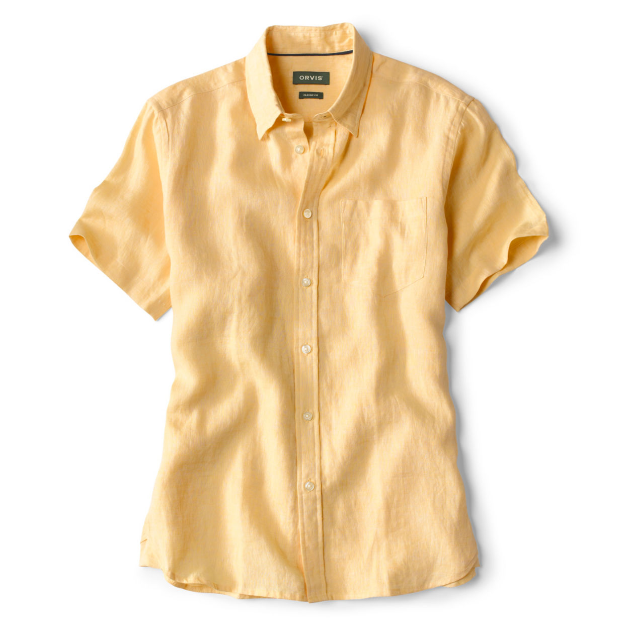 Pure Linen Short-Sleeved Shirt