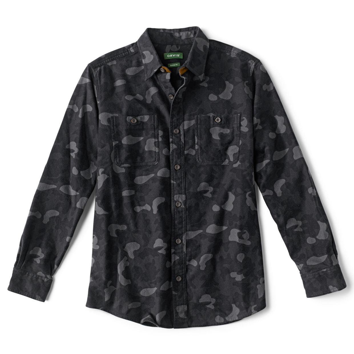 Men's The Perfect Plaid Flannel Shirt Blackout Camo Size 2XL Orvis