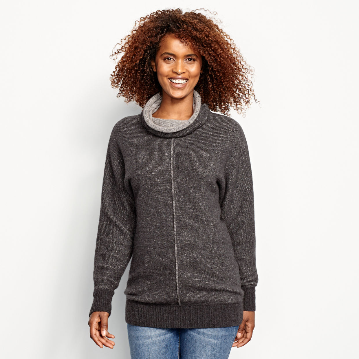 Cashmere Cowlneck Lounge Sweater