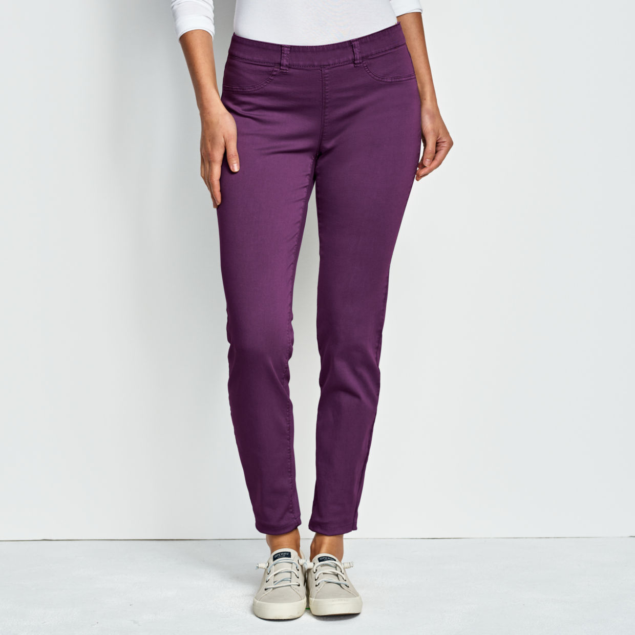 All-Day Stretch Twill Ankle Pants