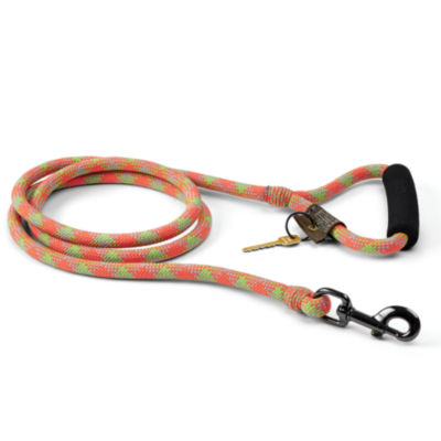 Braided Dog Collar and Climbing Rope Leash Orange/Multi Orvis