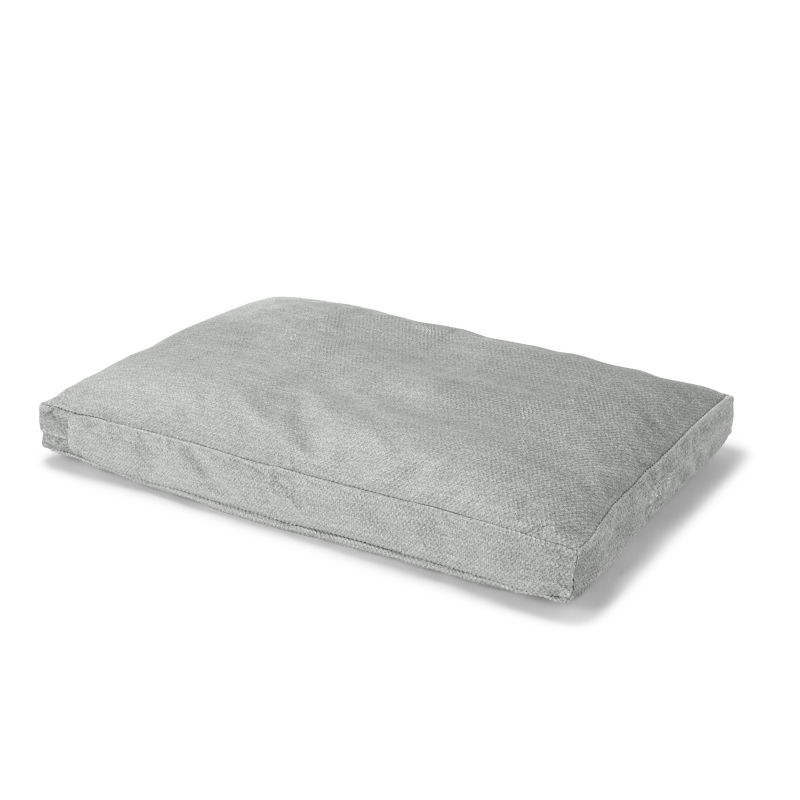 Orvis ToughChew ComfortFill-Eco™ Platform Dog Bed Grey Tweed 