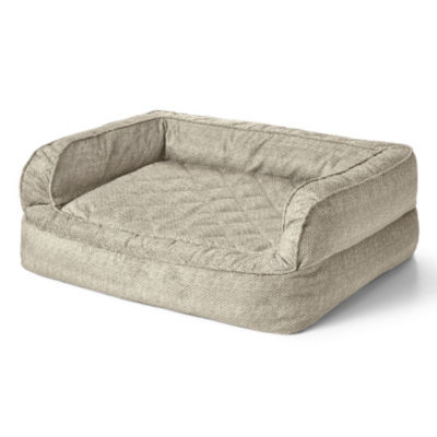 Orvis AirFoam Couch Dog Bed Charcoal Chevron 