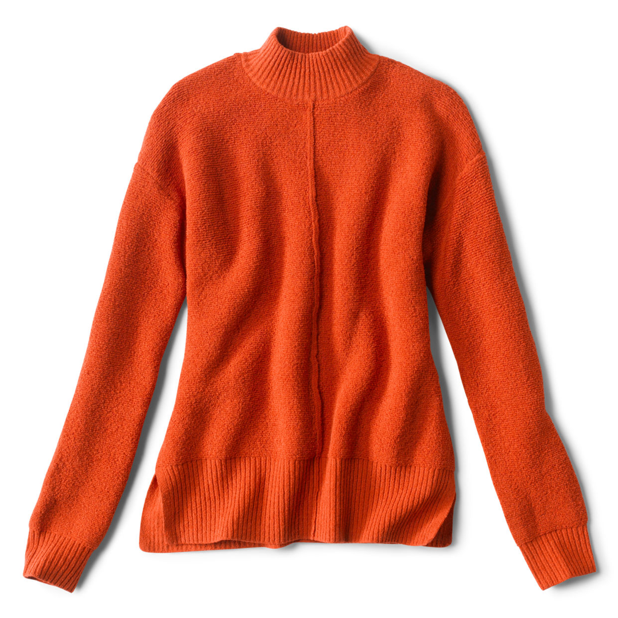 Ottoman Stitch Mockneck Sweater