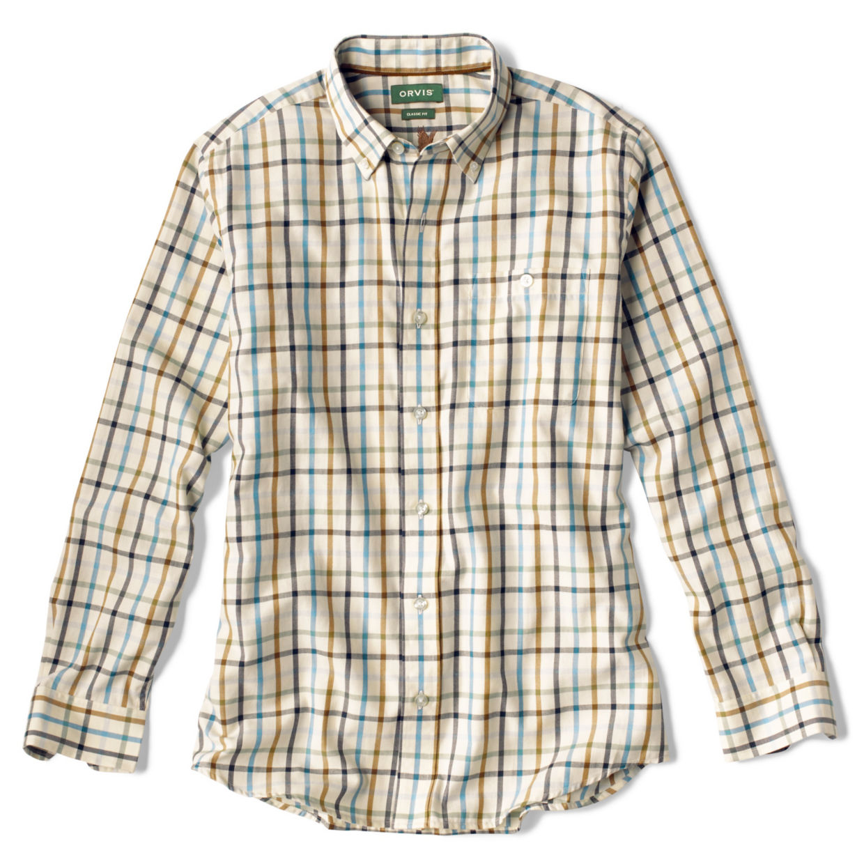 Country Twill Long-Sleeved Button-Down Shirt