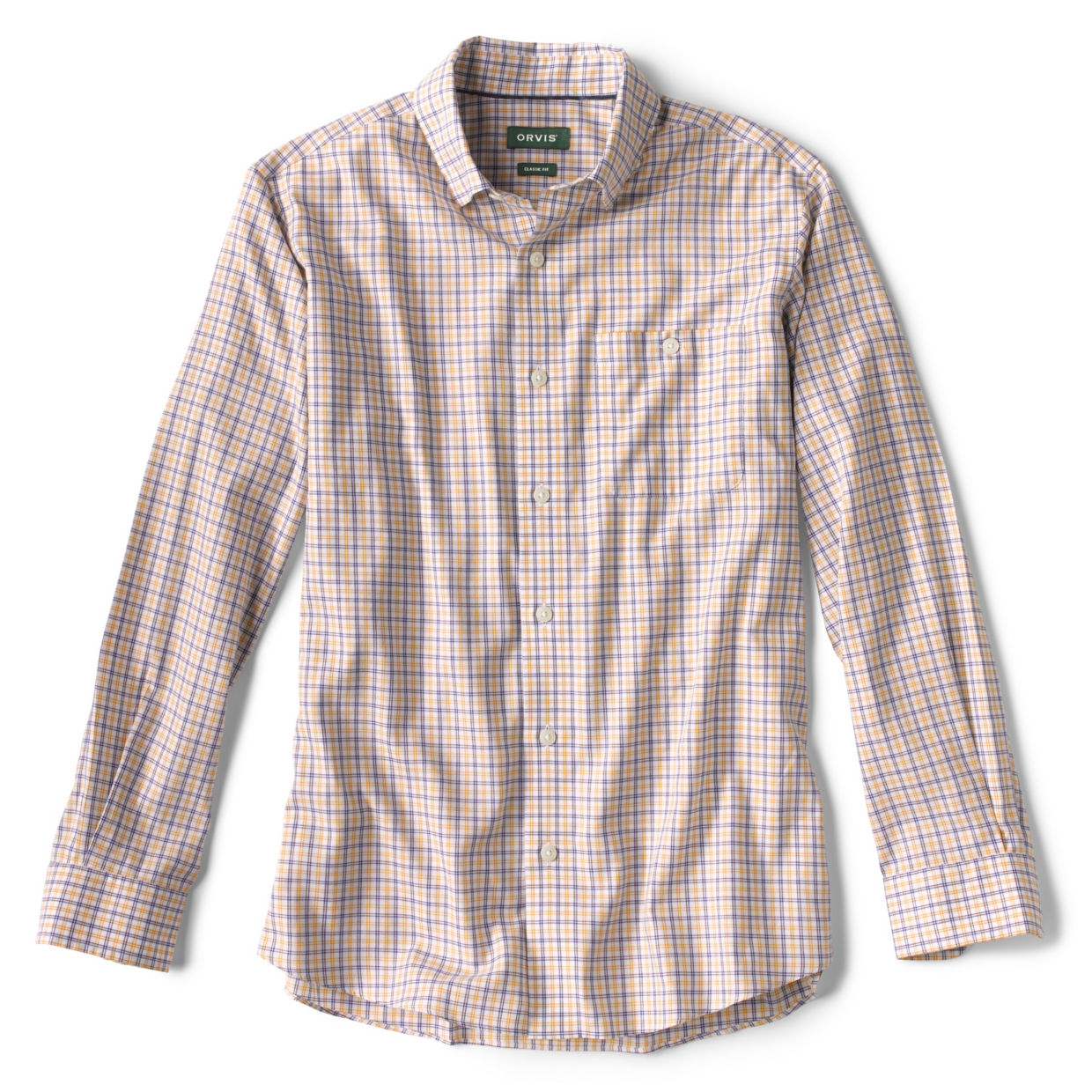Hidden Button-Down Performance Long-Sleeved Shirt - Regular