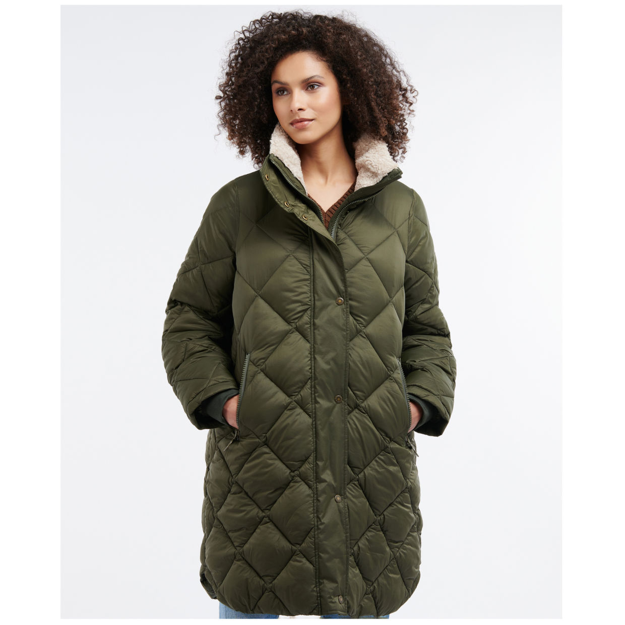Image of Barbour Charlecote Puffer Quilt Jacket