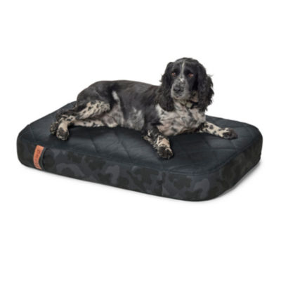Orvis RecoveryZone Lounger Dog Bed Blackout Camo 