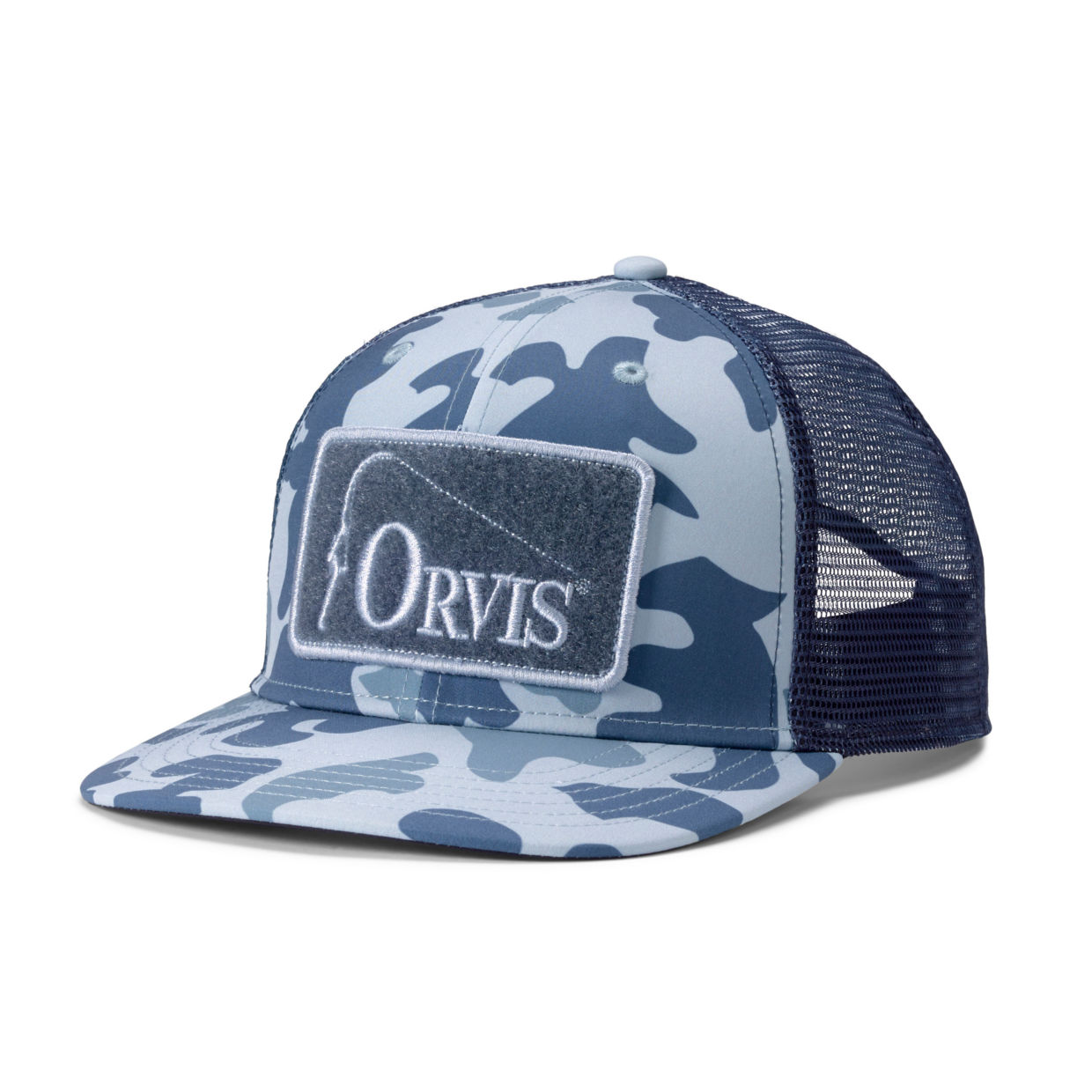 Men's 1971 Moisture-Wicking Trucker Hat Blue Camo Recycled Materials/Polyester Orvis