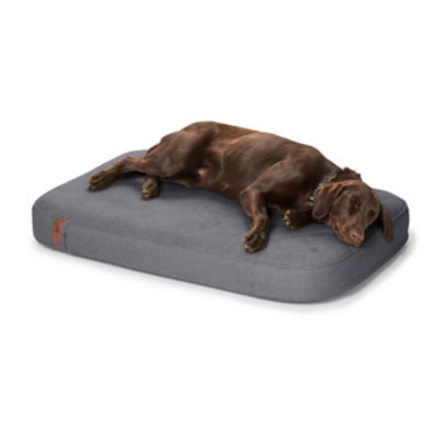 Orvis RecoveryZone ToughChew Lounger Dog Bed Slate 