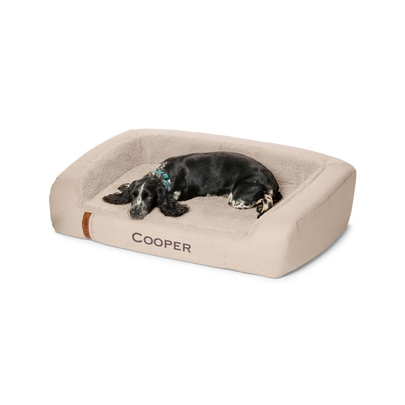 Orvis RecoveryZone FleeceLock Couch Dog Bed Khaki 