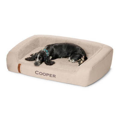 Orvis RecoveryZone FleeceLock Couch Dog Bed Khaki 