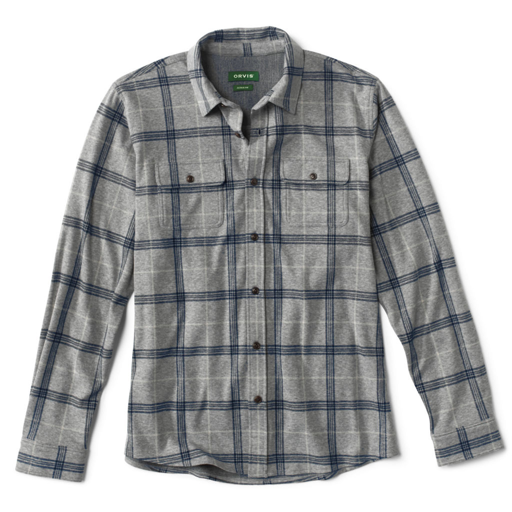 Men's Snowy River Brushed Knit Long-Sleeved Shirt
