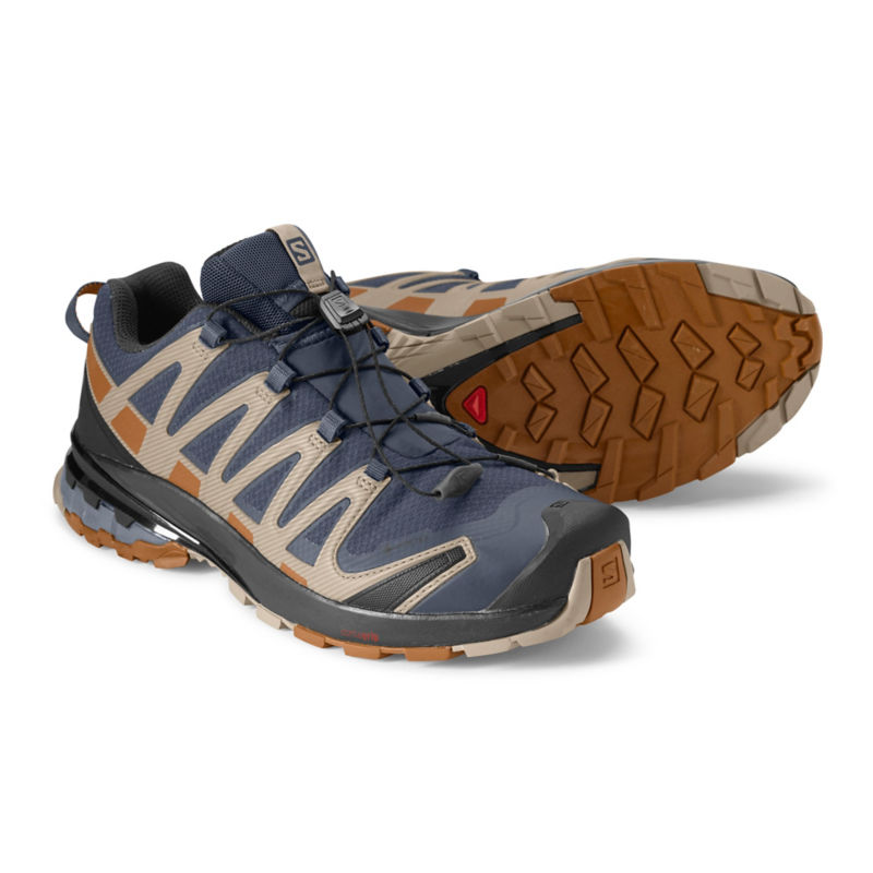 Men's Salomon® XA PRO 3D V8 GTX Trail Running Shoes Ebony Size 10 Recycled Materials