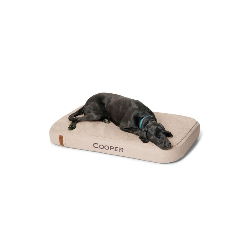 Orvis RecoveryZone FleeceLock Lounger Dog Bed Khaki 