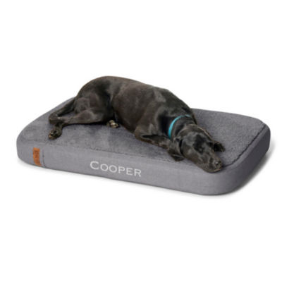 Orvis RecoveryZone FleeceLock Lounger Dog Bed Slate 