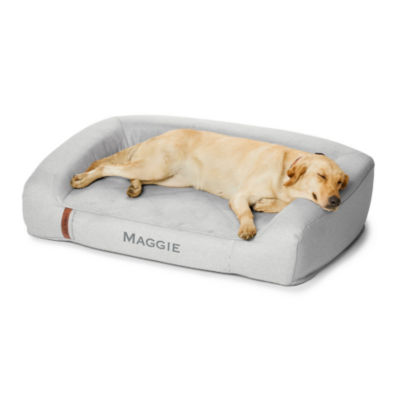 RecoveryZone ToughChew Couch Dog Bed Granite 