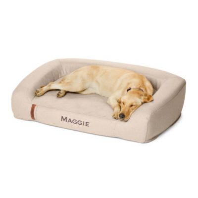 RecoveryZone ToughChew Couch Dog Bed Khaki 