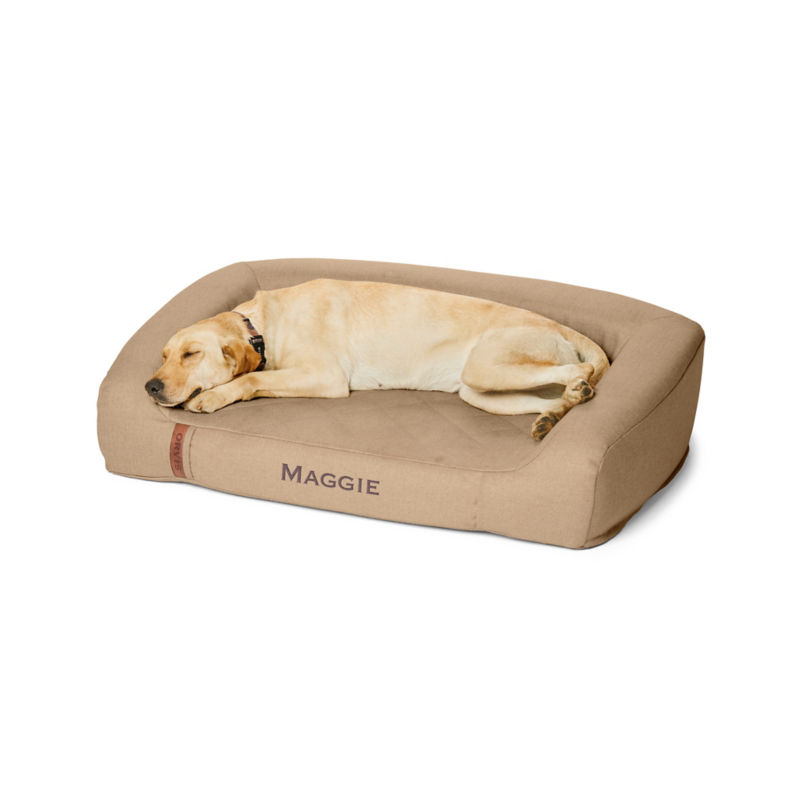 RecoveryZone ToughChew Couch Dog Bed Brown 