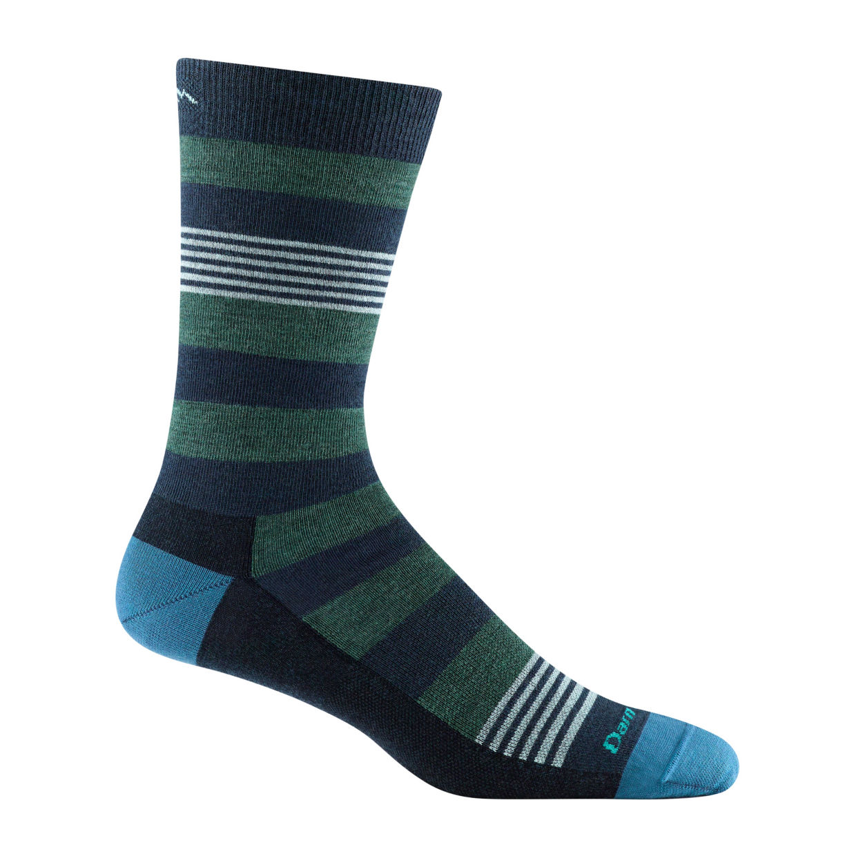Men's Darn Tough® Oxford Crew Lightweight Socks Eclipse Size Large Wool/Nylon