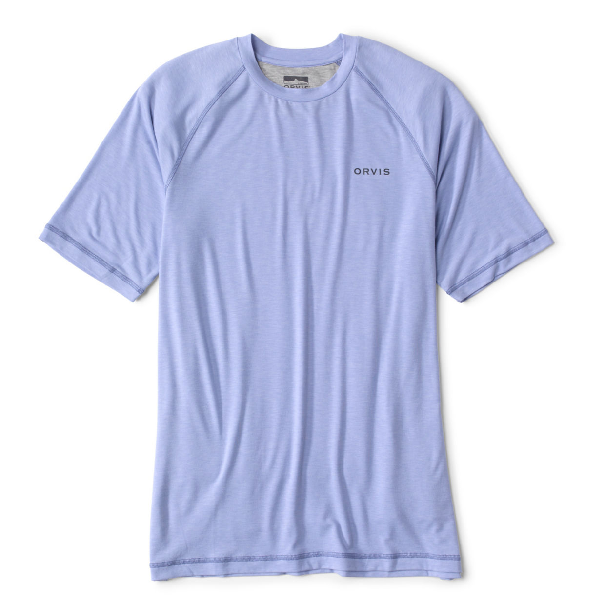 Men's DriCast™ Quick-Dry Short-Sleeved Crew Shirt Bleached Blue Size Large Polyester/Recycled Materials/Rayon Orvis