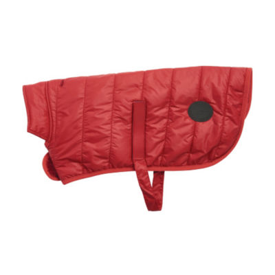 Barbour Baffle Quilted Dog Jacket Red 