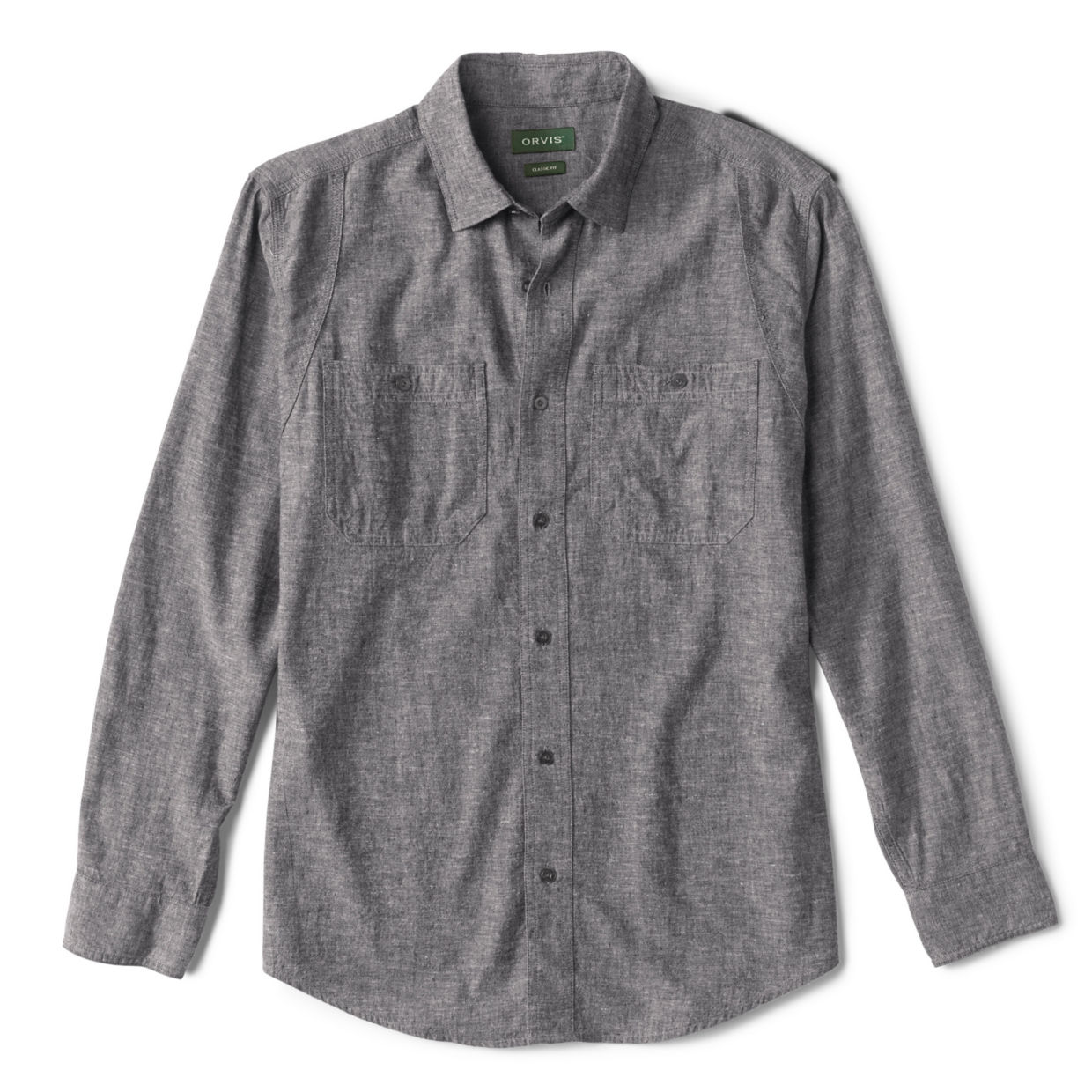 Men's Hemp/TENCEL™-Blend Long-Sleeved Work Shirt Hemp/Tencel/Lyocell Orvis