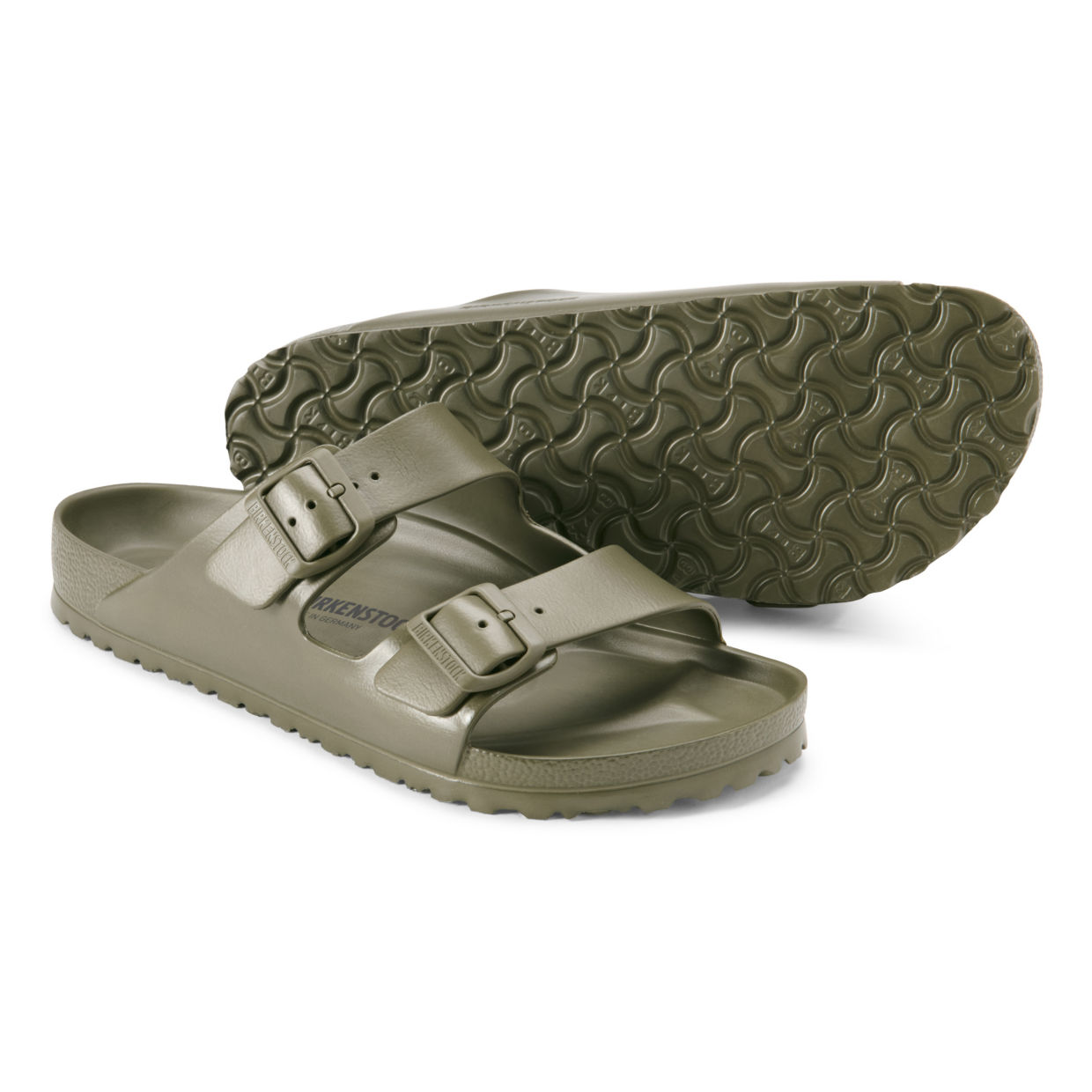 Men's Birkenstock® Arizona EVA Sandals Khaki Size 45