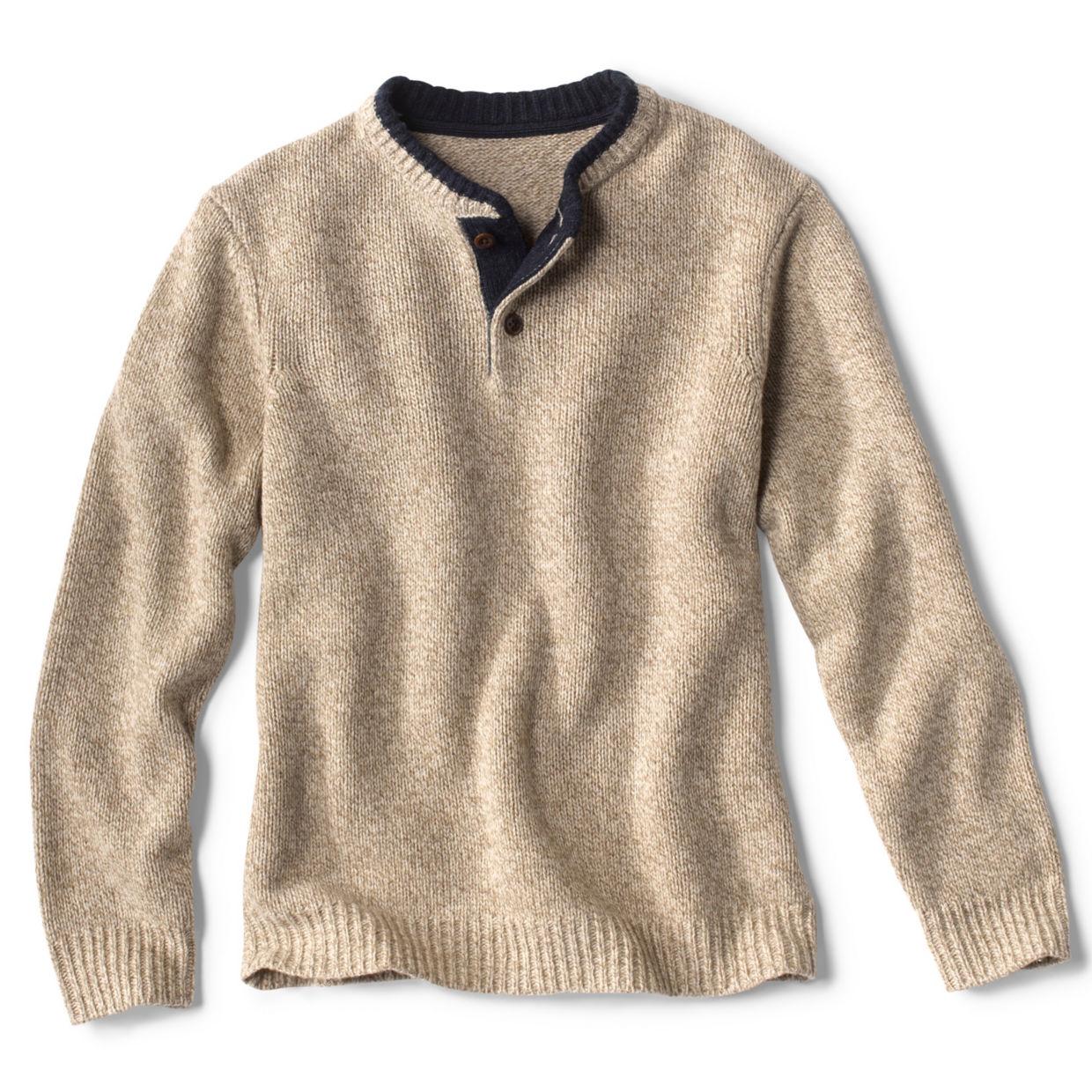 Two-Button Wool Sweater