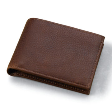 American Bison Thinfold Leather Wallet - BROWNimage number 1