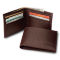 American Bison Thinfold Leather Wallet - BROWN image number 0