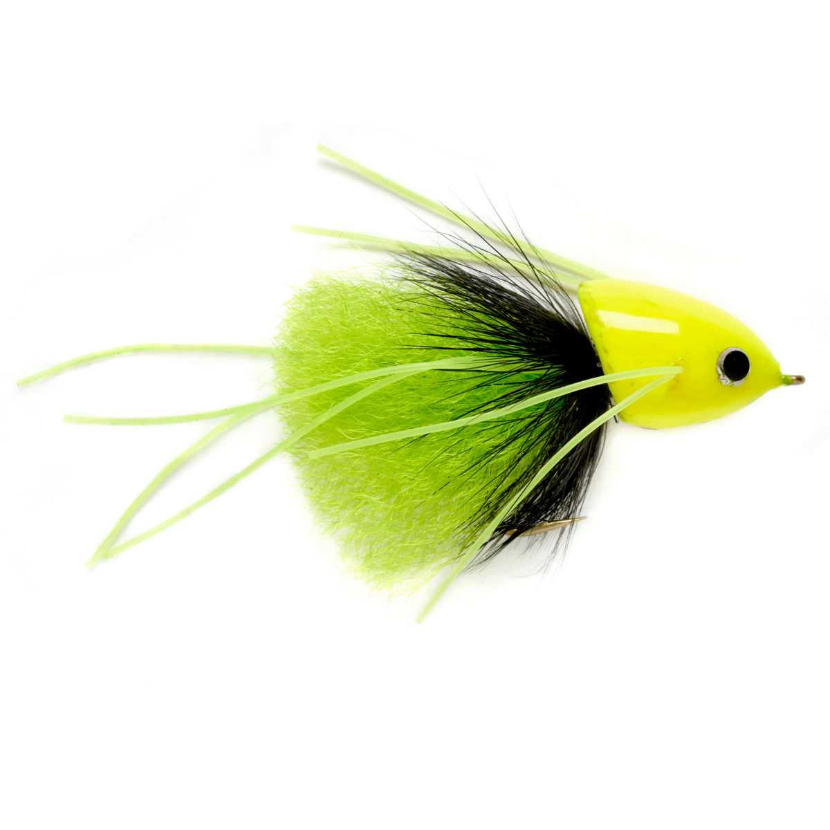 5 Feet HOT CHARTREUSE 1/8"  BUG BACK SHELL BACK for Fly Tying 