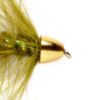 Brass Cone Head Woolly Bugger - OLIVE