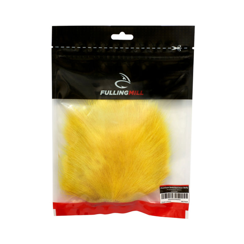 Bass Bug Spinning Hair - YELLOW image number 1