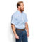 Pure Linen Short-Sleeved Shirt - LIGHT BLUE image number 1