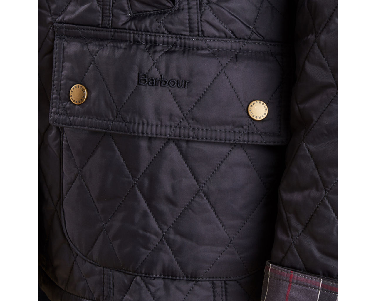 Barbour® Summer Beadnell Quilted Jacket - NAVY image number 4
