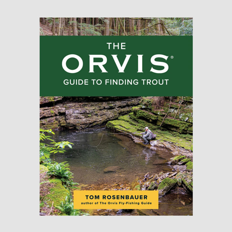 A book showing someone trout fishing.