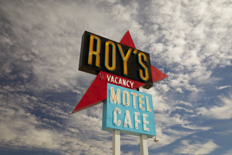Roy's Motel and Cafe.