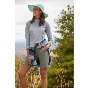 Women's drirelease® Long-Sleeved Quarter-Zip Tee - LIGHT GRAY image number 4