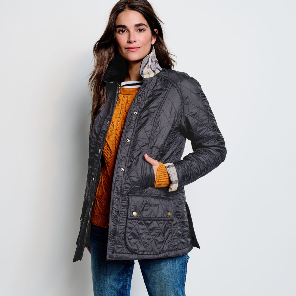 Women’s Barbour® Beadnell Polarquilt Jacket - NAVY image number 2