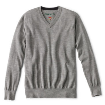Merino Wool V-Neck Sweater - 