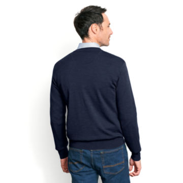 Merino Wool V-Neck Sweater - image number 3