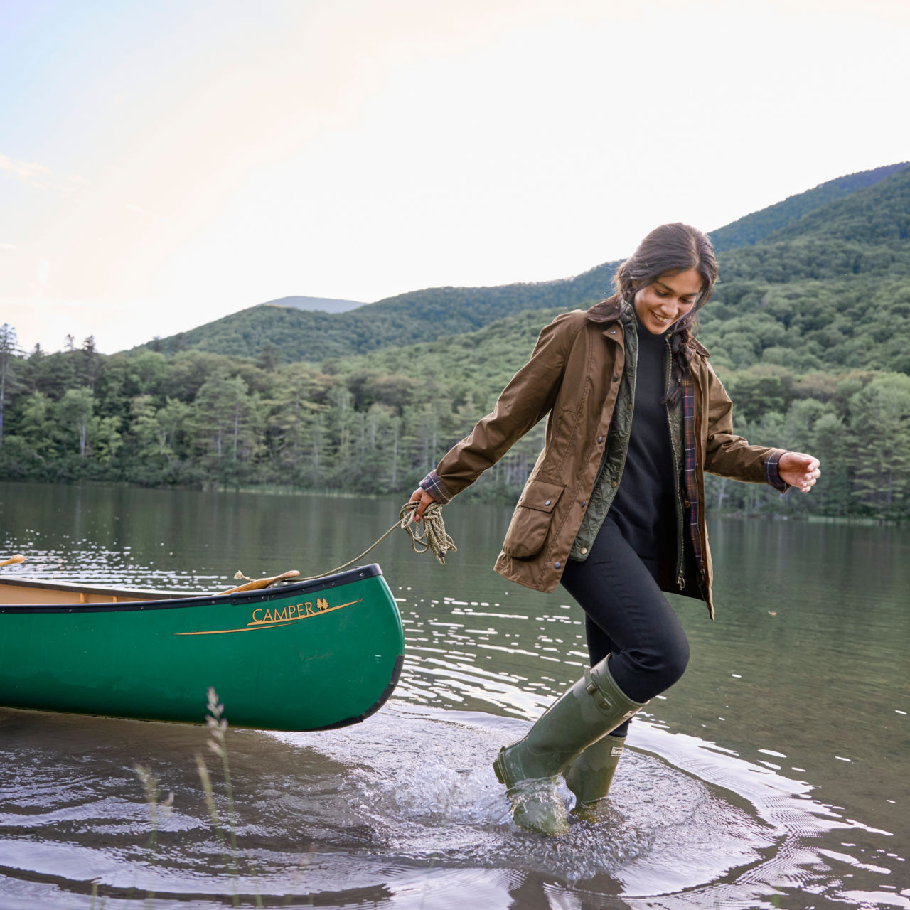 Barbour® Women’s Classic Beadnell Jacket - BARK - ORVIS EXCLUSIVE image number 6