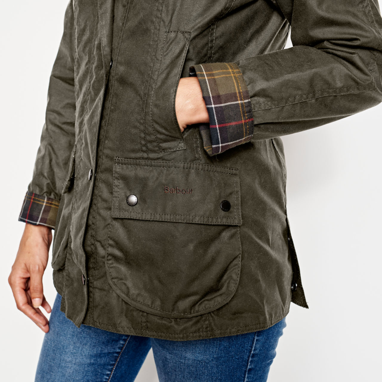 Barbour® Women’s Classic Beadnell Jacket - OLIVE image number 4