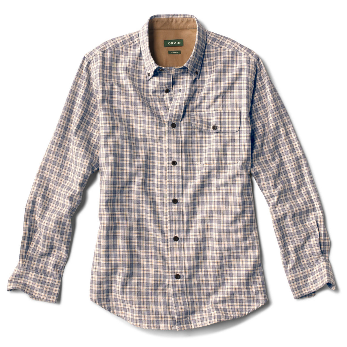 Spencer Houndstooth Pure Cotton Shirt - BLUE/CREAMimage number 0
