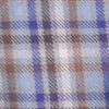 Spencer Houndstooth Pure Cotton Shirt - MUSHROOM/BLUE