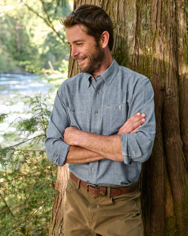 Bison Leather Shotshell Belt - BROWN image number 1